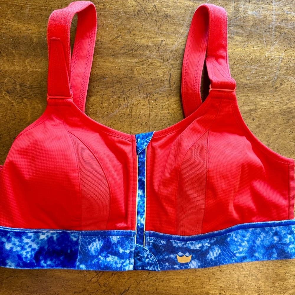 SHEFIT RedishPink and Blue Sports Bra